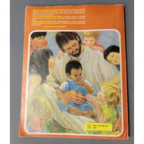 Vintage Bible Lessons for Little People Book 1980 Paperback by Evelyn Grogg
